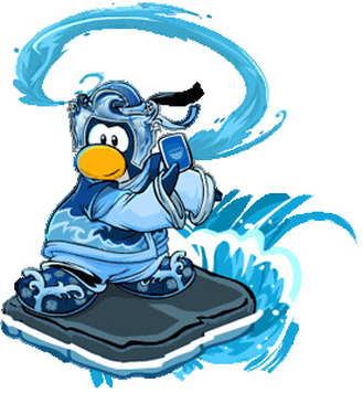 Club Penguin News: Ninja fogo e água